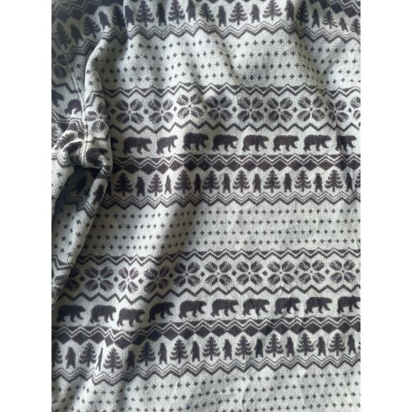 Chubbies Low Pile Fleece Quarter Zip Pullover The Bear Hug Size Medium - Picture 6 of 7